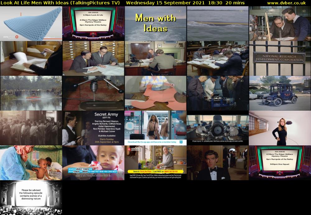 Look At Life Men With Ideas (TalkingPictures TV) Wednesday 15 September 2021 18:30 - 18:50