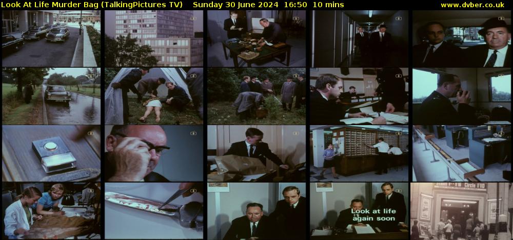 Look At Life Murder Bag (TalkingPictures TV) Sunday 30 June 2024 16:50 - 17:00