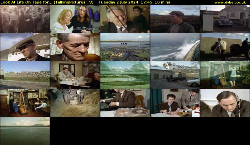 Look At Life On Tape for... (TalkingPictures TV) Tuesday 2 July 2024 17:45 - 17:55