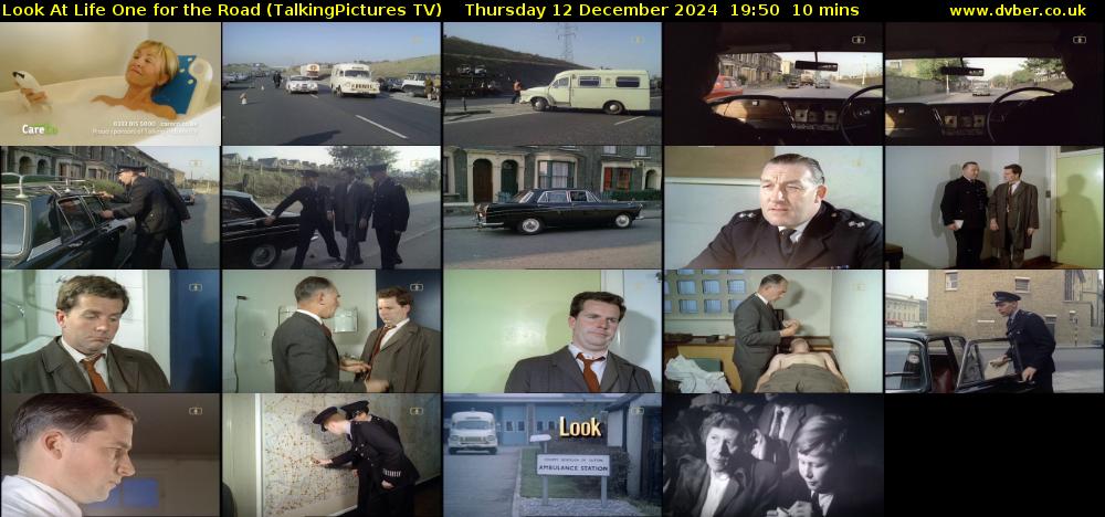 Look At Life One for the Road (TalkingPictures TV) Thursday 12 December 2024 19:50 - 20:00