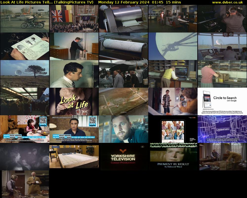 Look At Life Pictures Tell... (TalkingPictures TV) Monday 12 February 2024 01:45 - 02:00