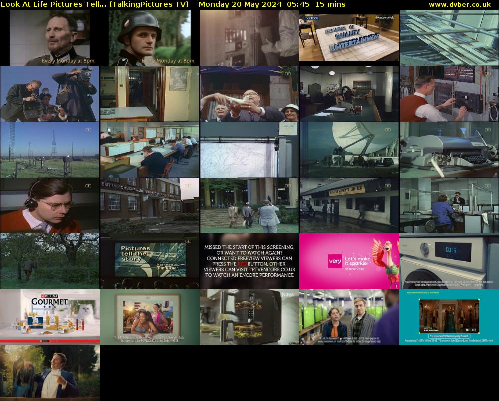 Look At Life Pictures Tell... (TalkingPictures TV) Monday 20 May 2024 05:45 - 06:00
