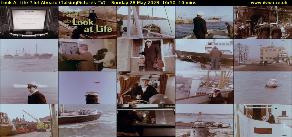 Look At Life Pilot Aboard (TalkingPictures TV) Sunday 28 May 2023 16:50 - 17:00
