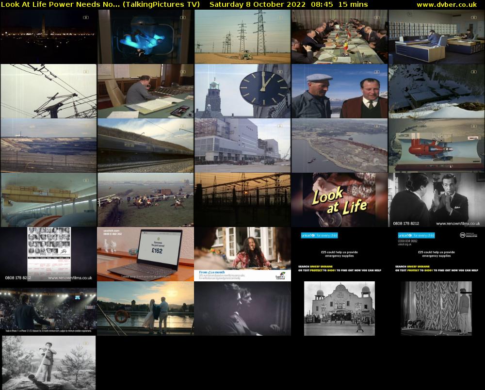 Look At Life Power Needs No... (TalkingPictures TV) Saturday 8 October 2022 08:45 - 09:00