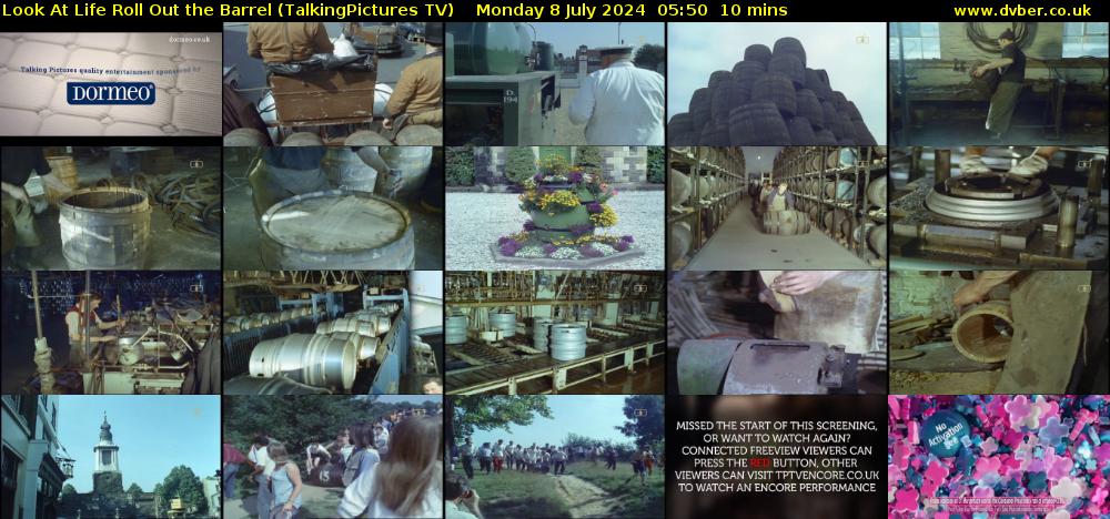 Look At Life Roll Out the Barrel (TalkingPictures TV) Monday 8 July 2024 05:50 - 06:00
