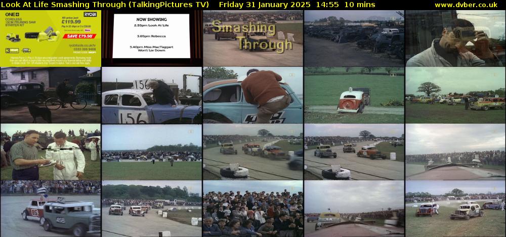 Look At Life Smashing Through (TalkingPictures TV) Friday 31 January 2025 14:55 - 15:05