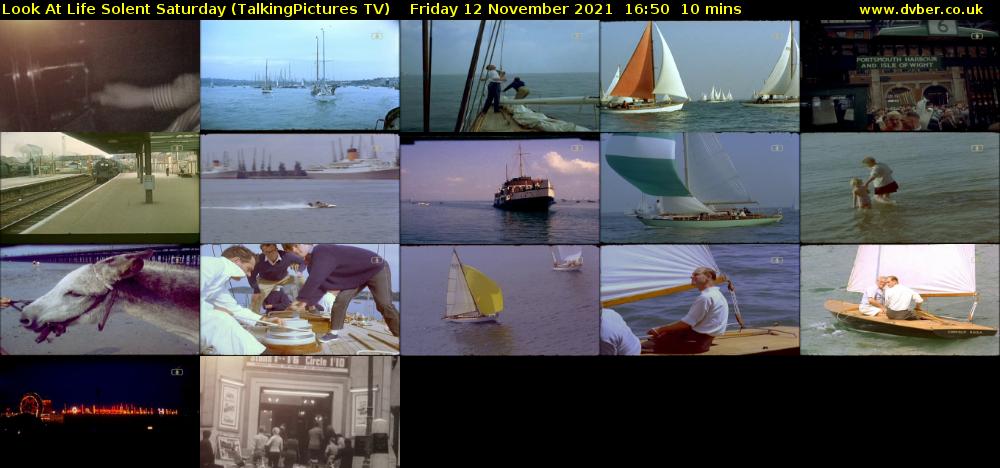 Look At Life Solent Saturday (TalkingPictures TV) Friday 12 November 2021 16:50 - 17:00