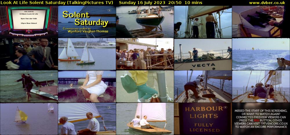 Look At Life Solent Saturday (TalkingPictures TV) Sunday 16 July 2023 20:50 - 21:00
