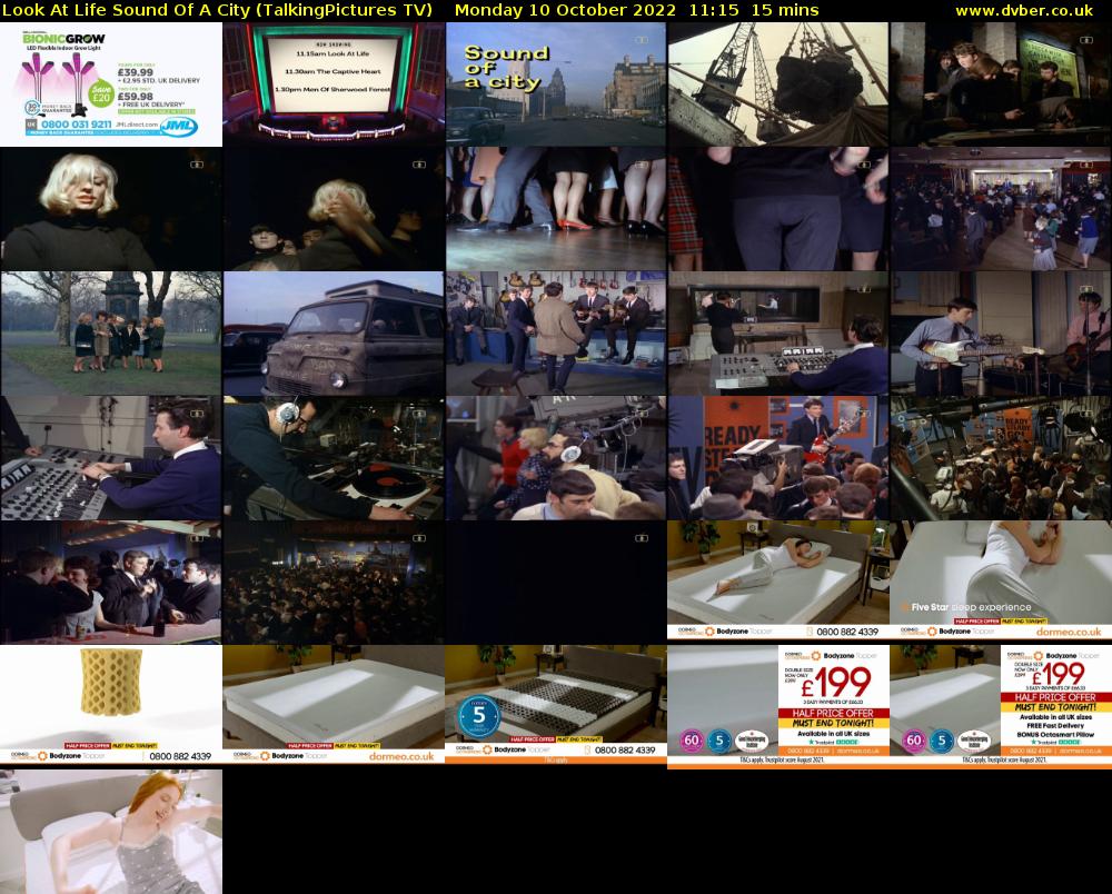Look At Life Sound Of A City (TalkingPictures TV) Monday 10 October 2022 11:15 - 11:30