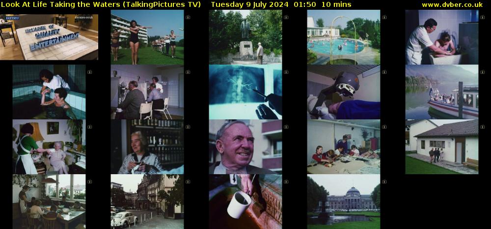 Look At Life Taking the Waters (TalkingPictures TV) Tuesday 9 July 2024 01:50 - 02:00