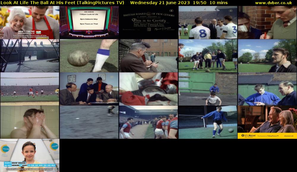 Look At Life The Ball At His Feet (TalkingPictures TV) Wednesday 21 June 2023 19:50 - 20:00