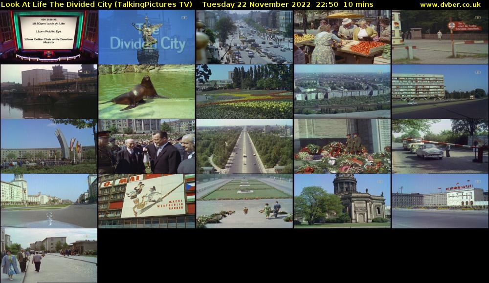 Look At Life The Divided City (TalkingPictures TV) Tuesday 22 November 2022 22:50 - 23:00