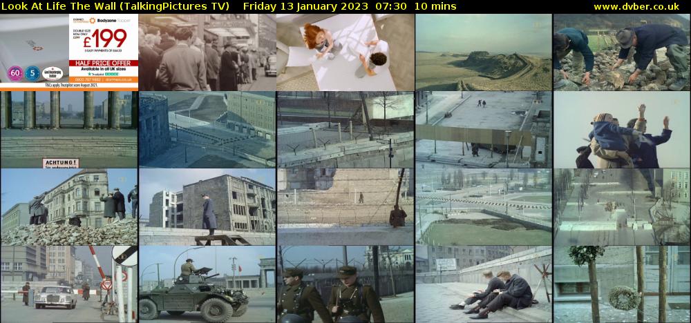 Look At Life The Wall (TalkingPictures TV) Friday 13 January 2023 07:30 - 07:40