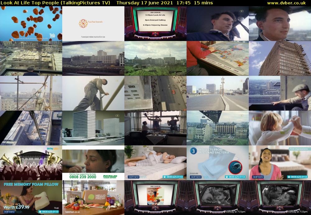 Look At Life Top People (TalkingPictures TV) Thursday 17 June 2021 17:45 - 18:00