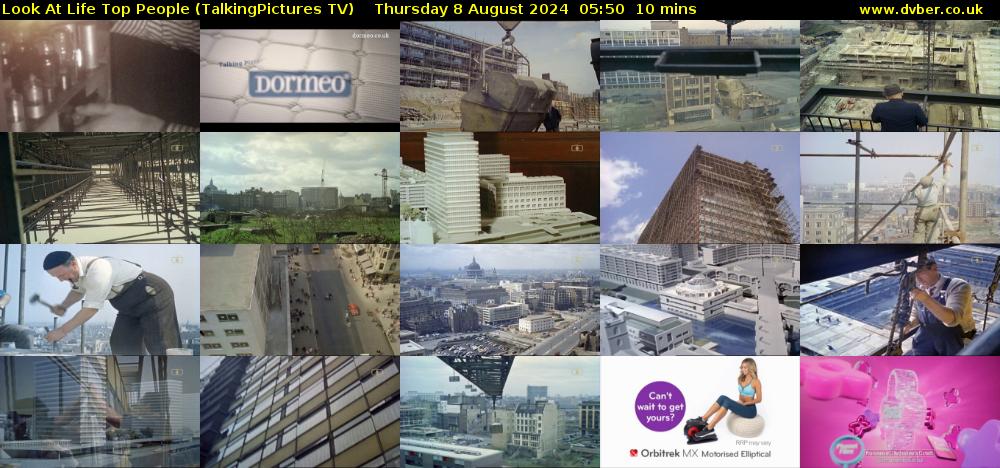 Look At Life Top People (TalkingPictures TV) Thursday 8 August 2024 05:50 - 06:00