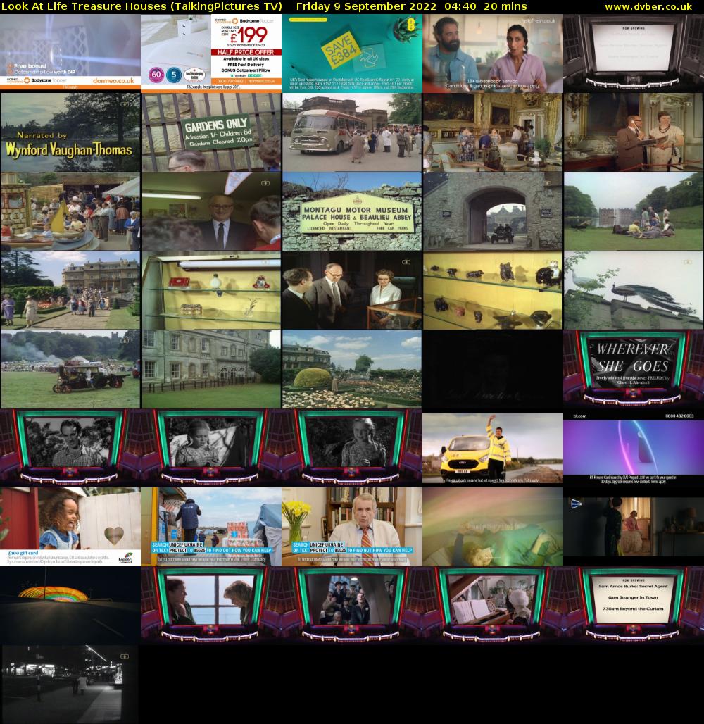 Look At Life Treasure Houses (TalkingPictures TV) Friday 9 September 2022 04:40 - 05:00