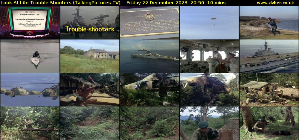 Look At Life Trouble Shooters (TalkingPictures TV) Friday 22 December 2023 20:50 - 21:00