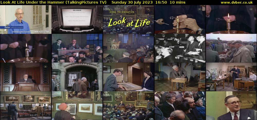 Look At Life Under the Hammer (TalkingPictures TV) Sunday 30 July 2023 16:50 - 17:00