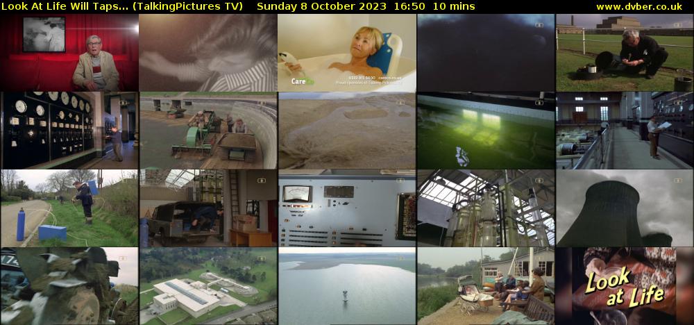 Look At Life Will Taps... (TalkingPictures TV) Sunday 8 October 2023 16:50 - 17:00
