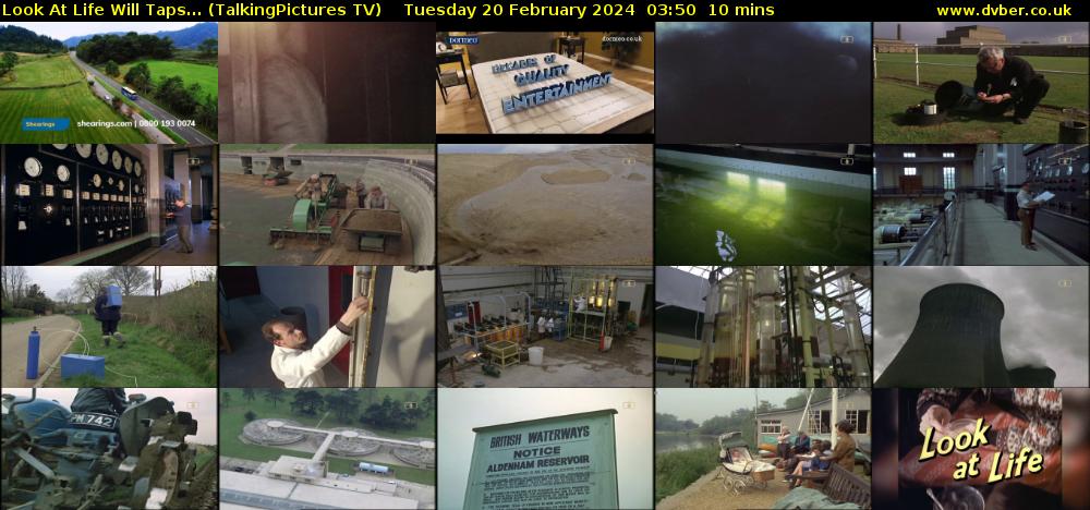 Look At Life Will Taps... (TalkingPictures TV) Tuesday 20 February 2024 03:50 - 04:00