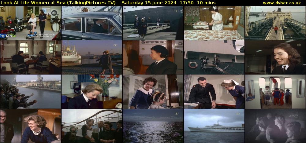 Look At Life Women at Sea (TalkingPictures TV) Saturday 15 June 2024 17:50 - 18:00
