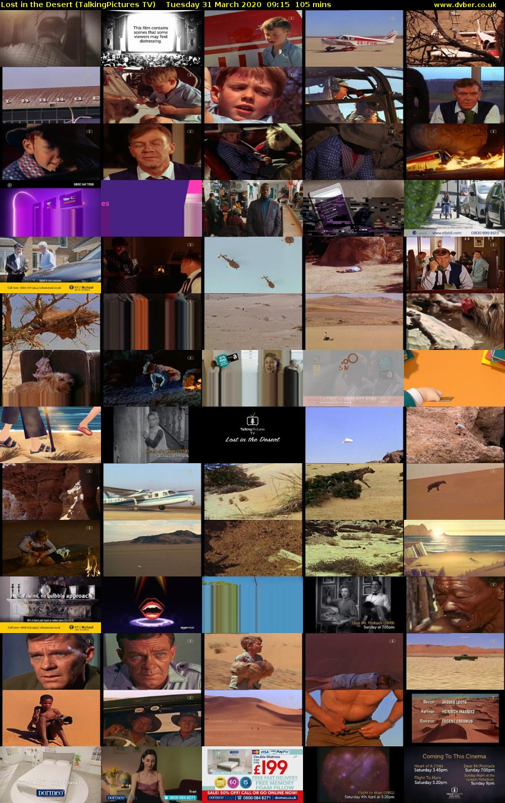 Lost in the Desert (TalkingPictures TV) Tuesday 31 March 2020 09:15 - 11:00