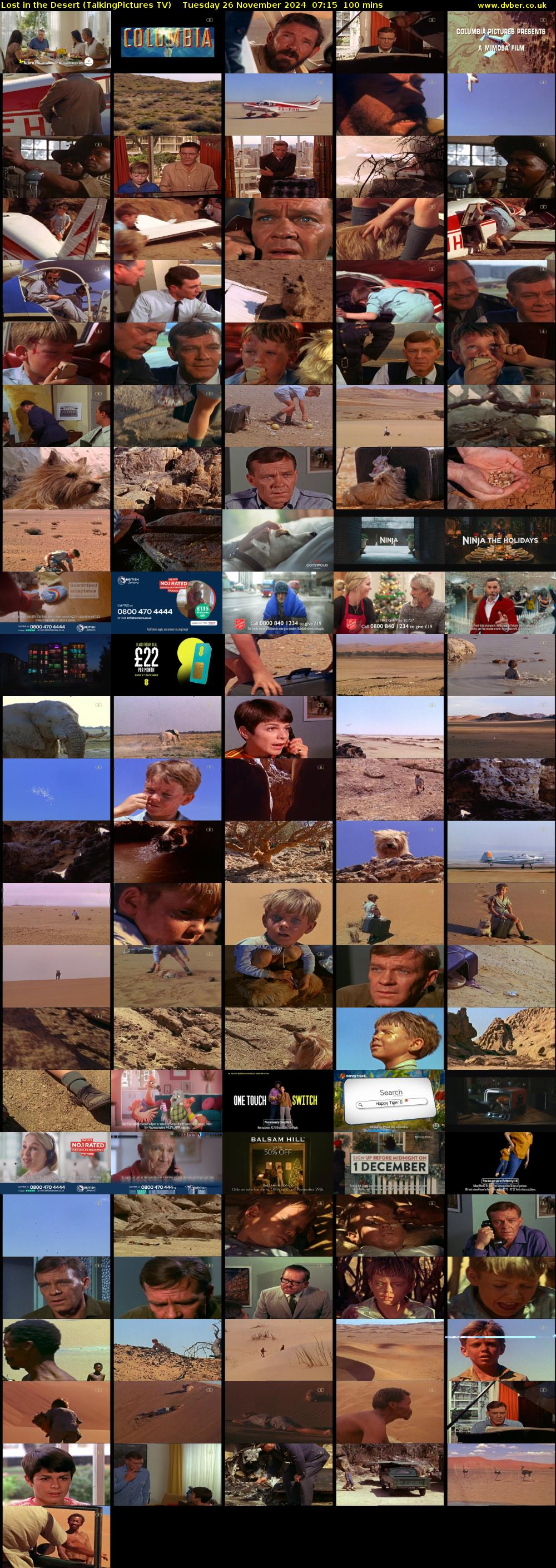 Lost in the Desert (TalkingPictures TV) Tuesday 26 November 2024 07:15 - 08:55
