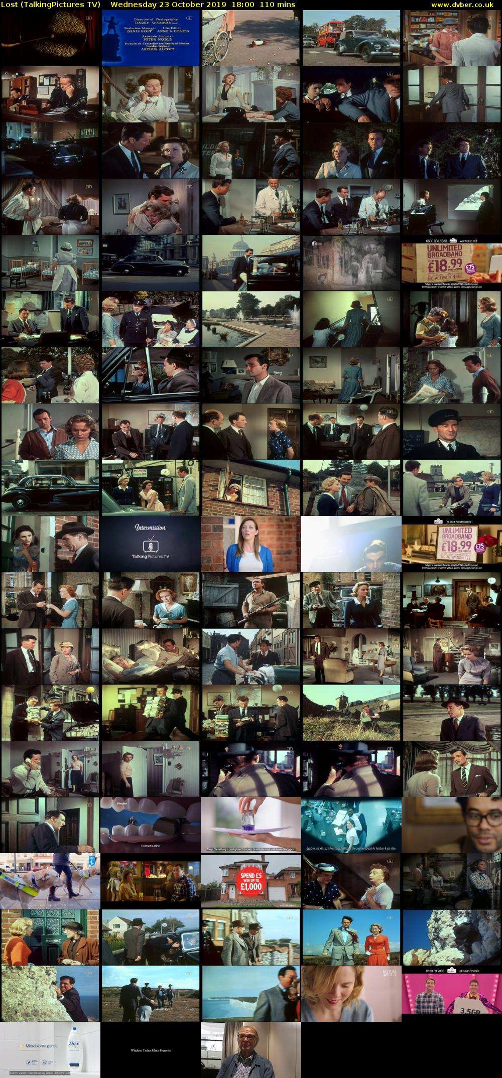 Lost (TalkingPictures TV) Wednesday 23 October 2019 18:00 - 19:50