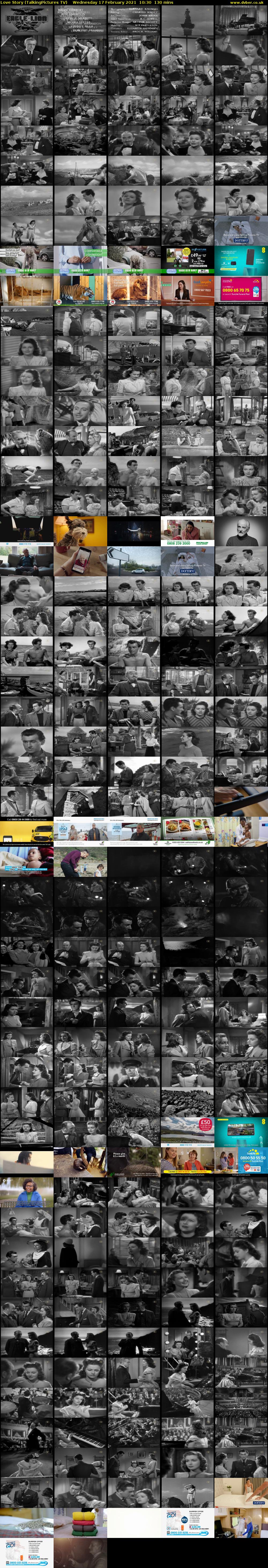 Love Story (TalkingPictures TV) Wednesday 17 February 2021 10:30 - 12:40