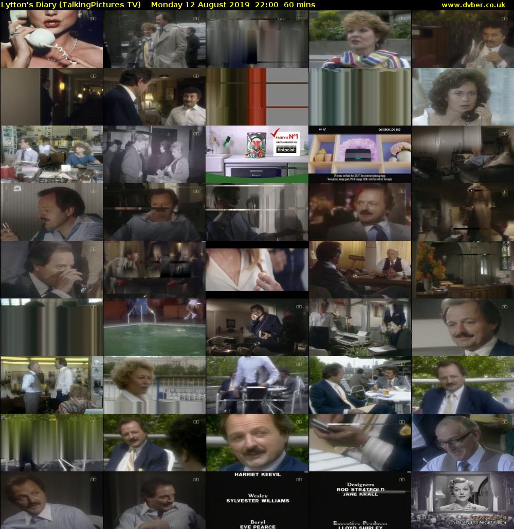 Lytton's Diary (TalkingPictures TV) Monday 12 August 2019 22:00 - 23:00