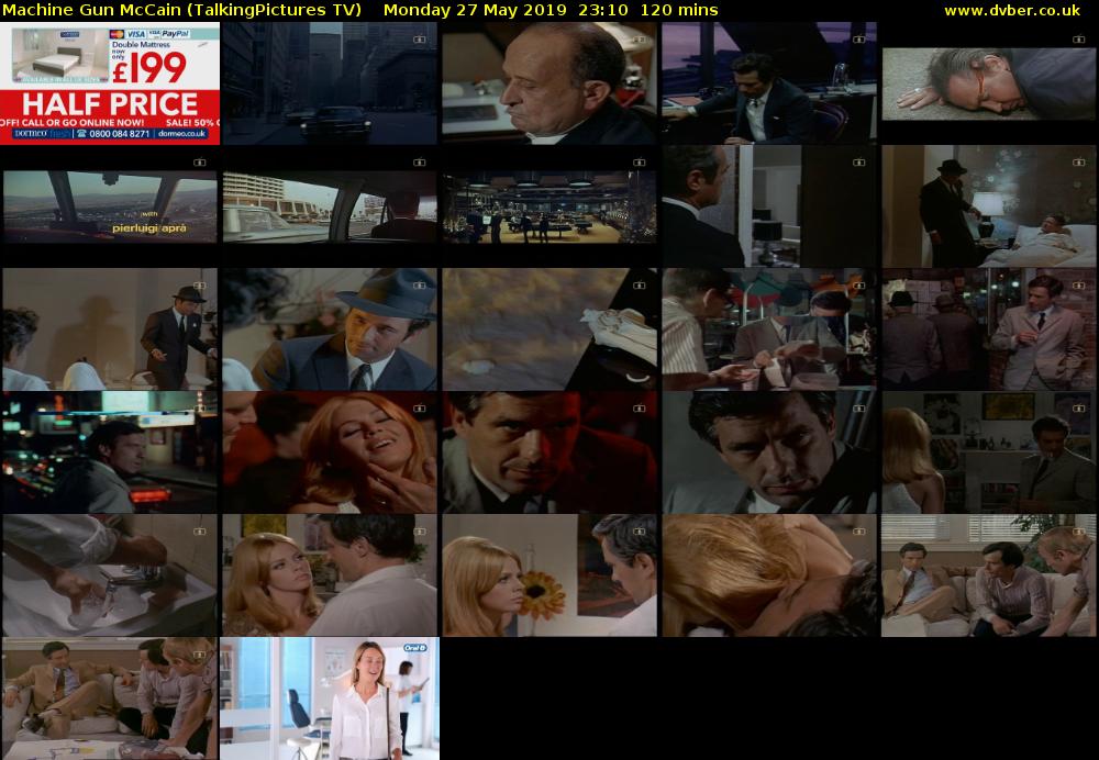 Machine Gun McCain (TalkingPictures TV) Monday 27 May 2019 23:10 - 01:10