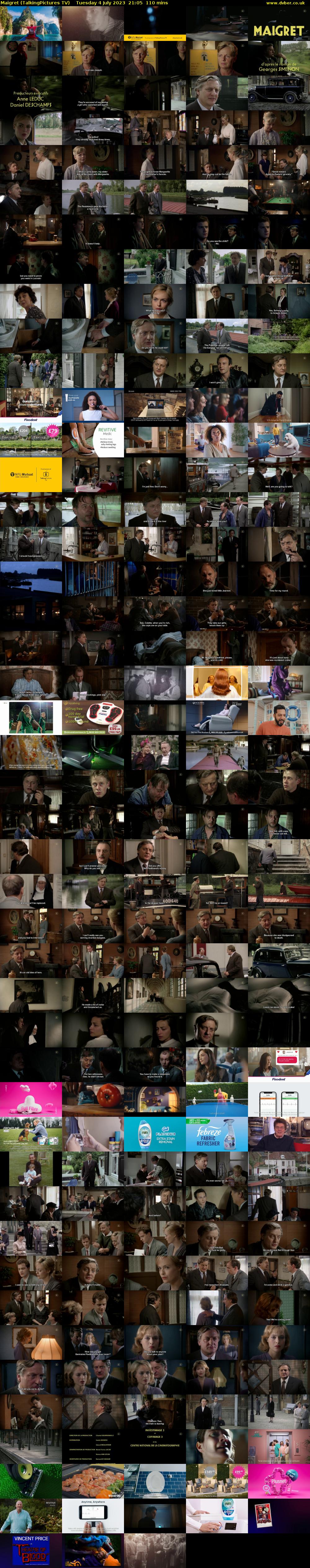 Maigret (TalkingPictures TV) Tuesday 4 July 2023 21:05 - 22:55