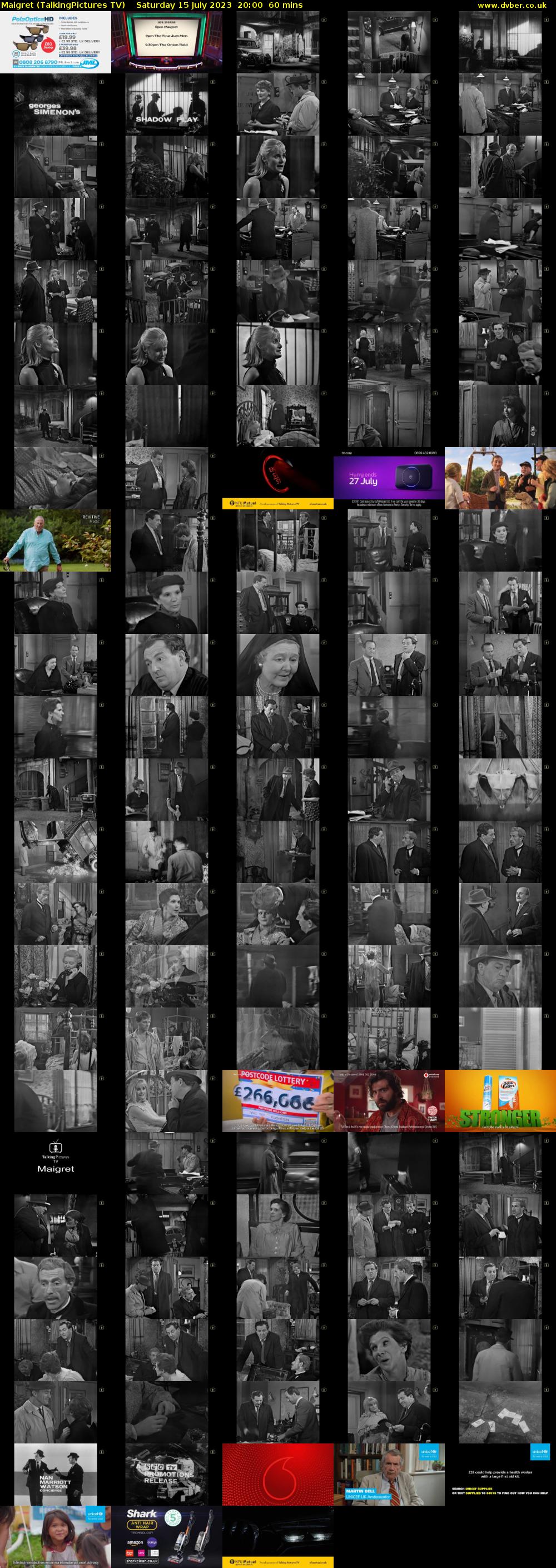 Maigret (TalkingPictures TV) Saturday 15 July 2023 20:00 - 21:00