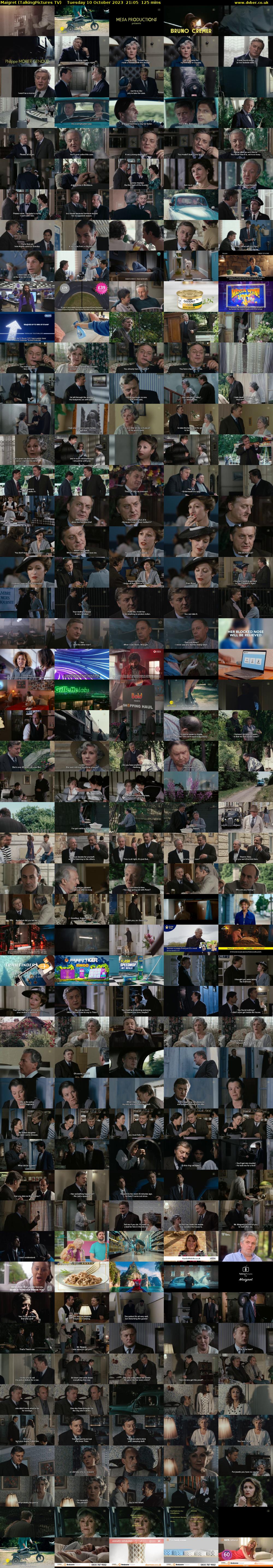 Maigret (TalkingPictures TV) Tuesday 10 October 2023 21:05 - 23:10