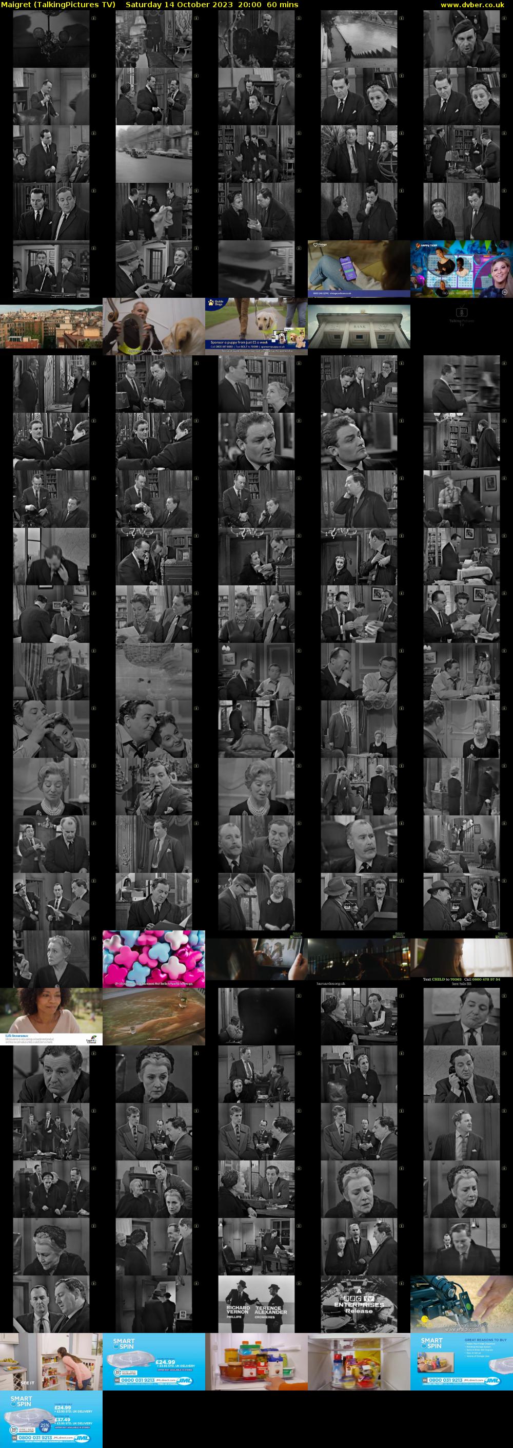 Maigret (TalkingPictures TV) Saturday 14 October 2023 20:00 - 21:00