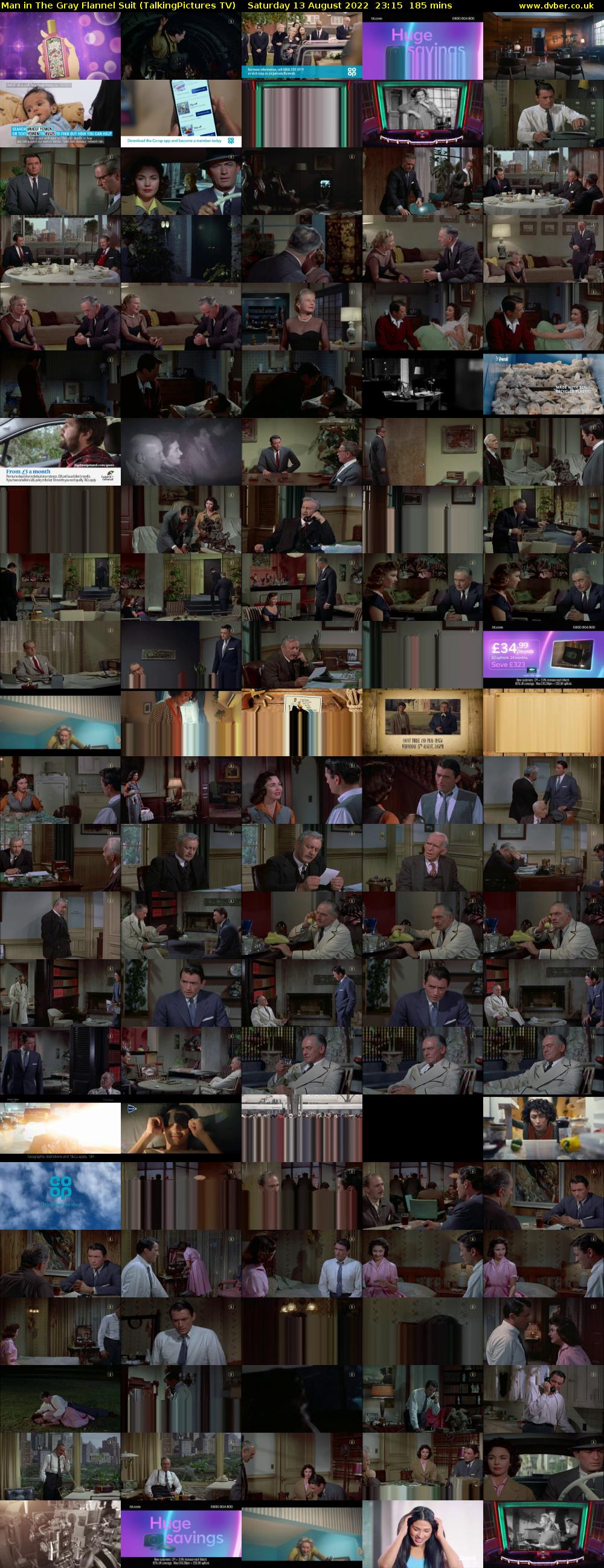 Man in The Gray Flannel Suit (TalkingPictures TV) Saturday 13 August 2022 23:15 - 02:20