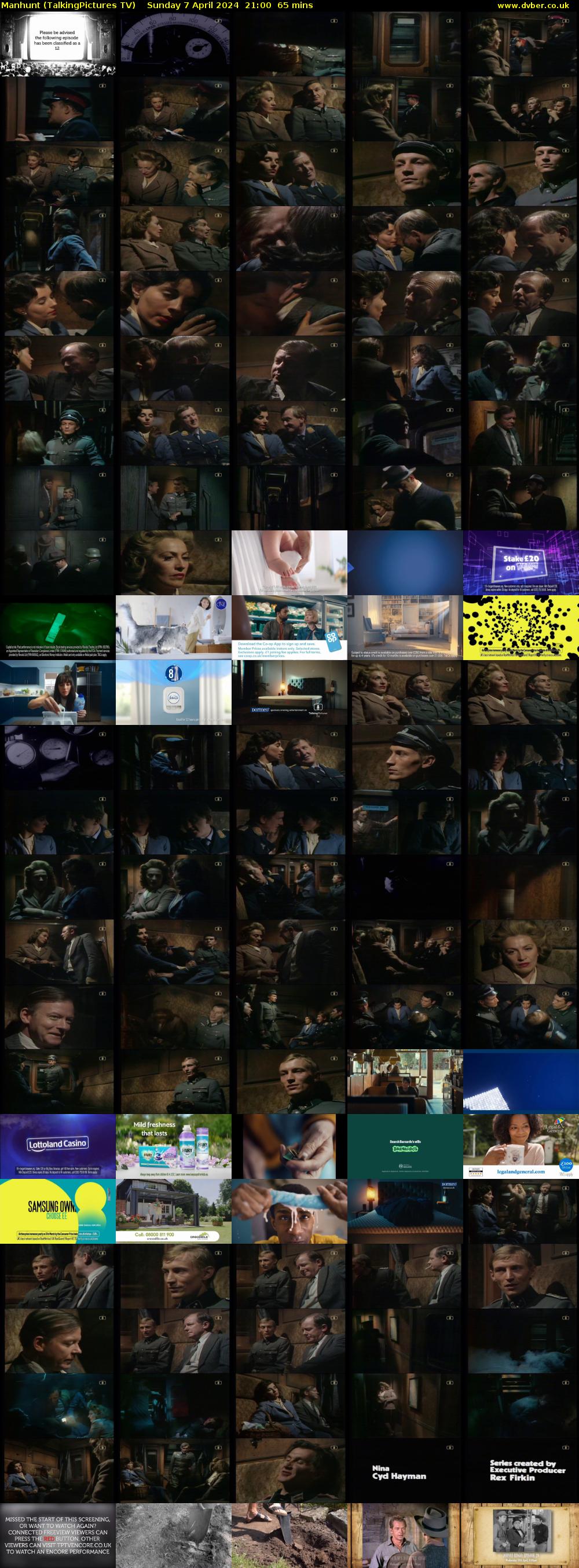 Manhunt (TalkingPictures TV) Sunday 7 April 2024 21:00 - 22:05