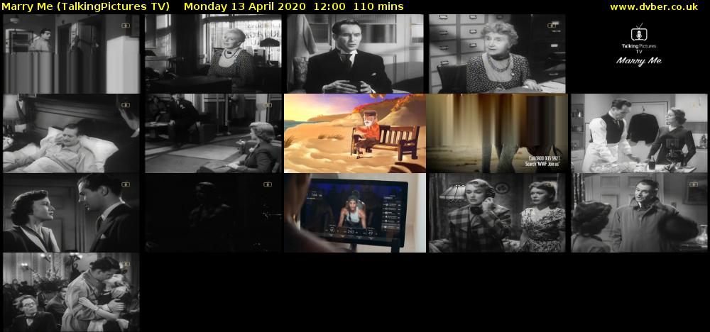Marry Me (TalkingPictures TV) Monday 13 April 2020 12:00 - 13:50