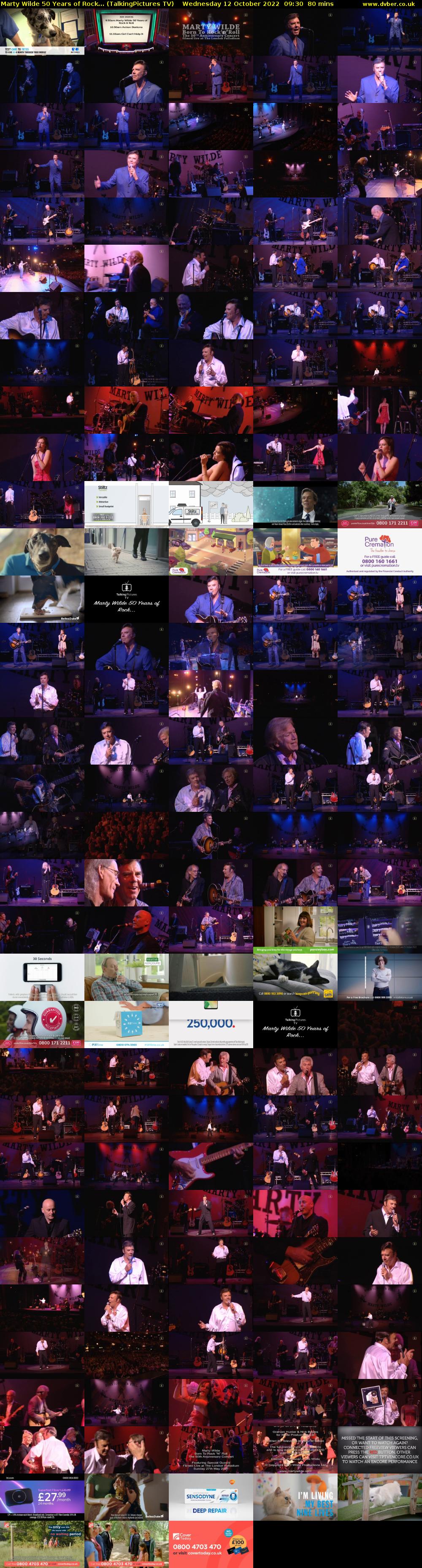 Marty Wilde 50 Years of Rock... (TalkingPictures TV) Wednesday 12 October 2022 09:30 - 10:50