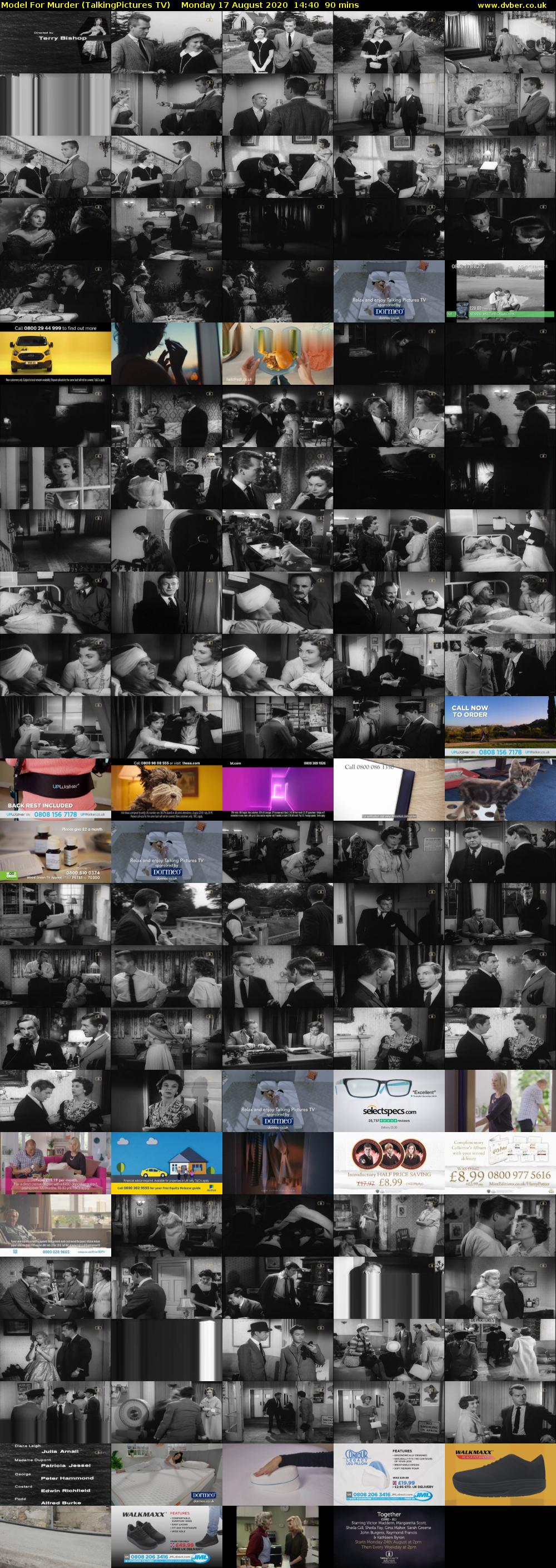 Model For Murder (TalkingPictures TV) Monday 17 August 2020 14:40 - 16:10