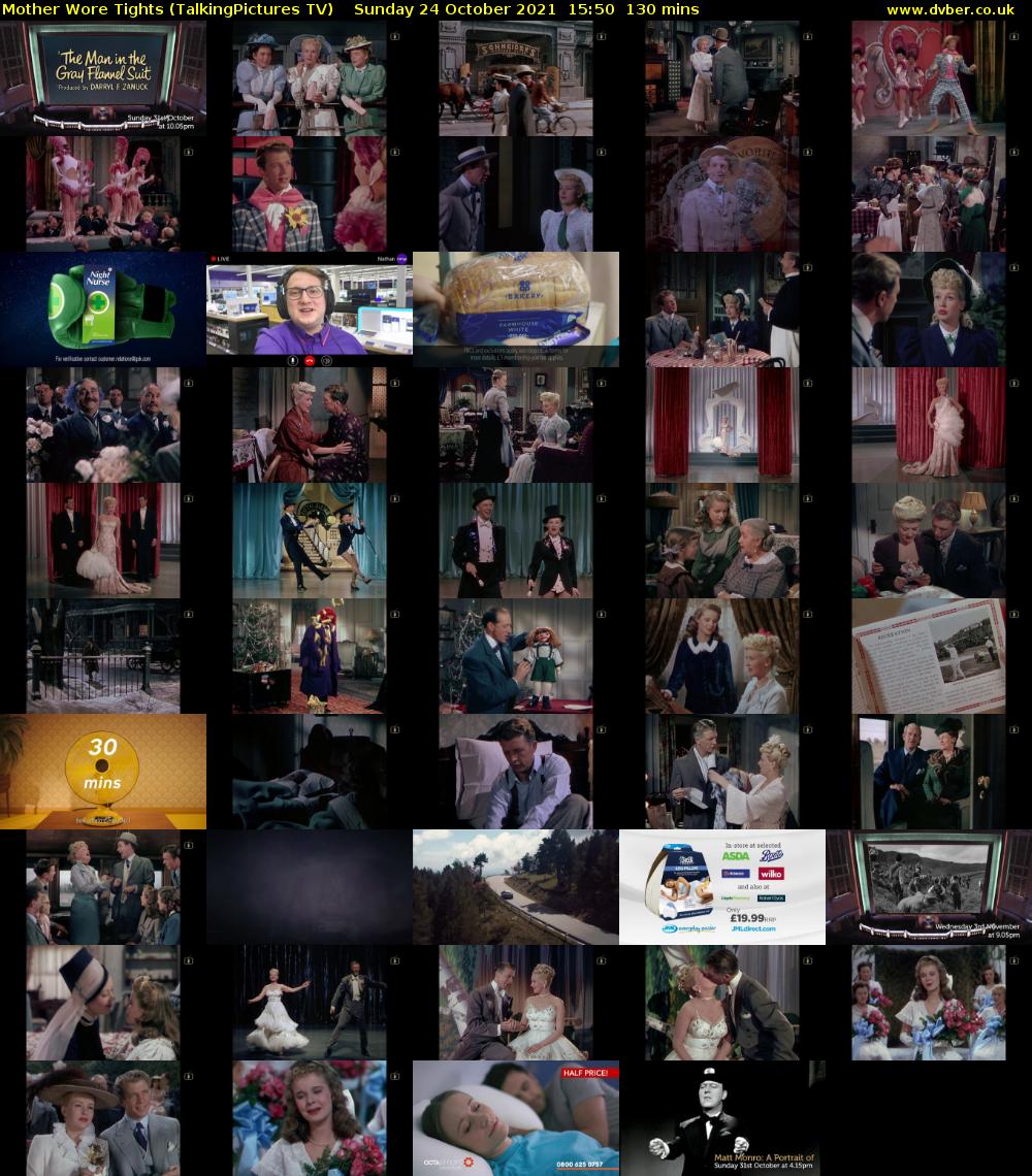 Mother Wore Tights (TalkingPictures TV) Sunday 24 October 2021 15:50 - 18:00