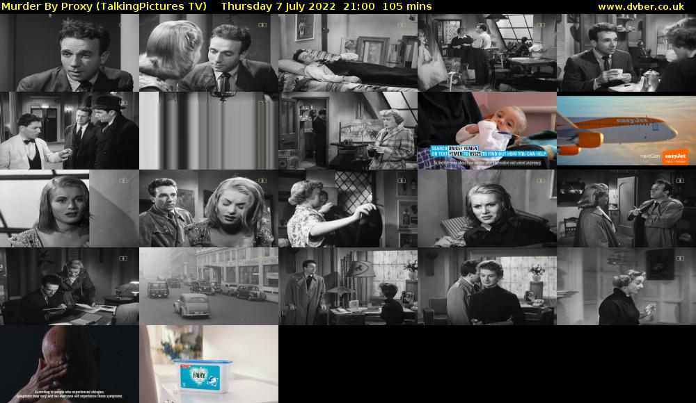 Murder By Proxy (TalkingPictures TV) Thursday 7 July 2022 21:00 - 22:45