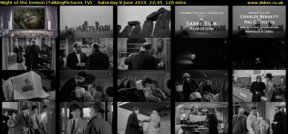 Night of the Demon (TalkingPictures TV) Saturday 8 June 2019 22:45 - 00:45