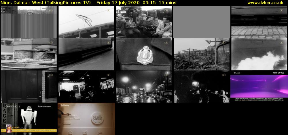 Nine, Dalmuir West (TalkingPictures TV) Friday 17 July 2020 09:15 - 09:30