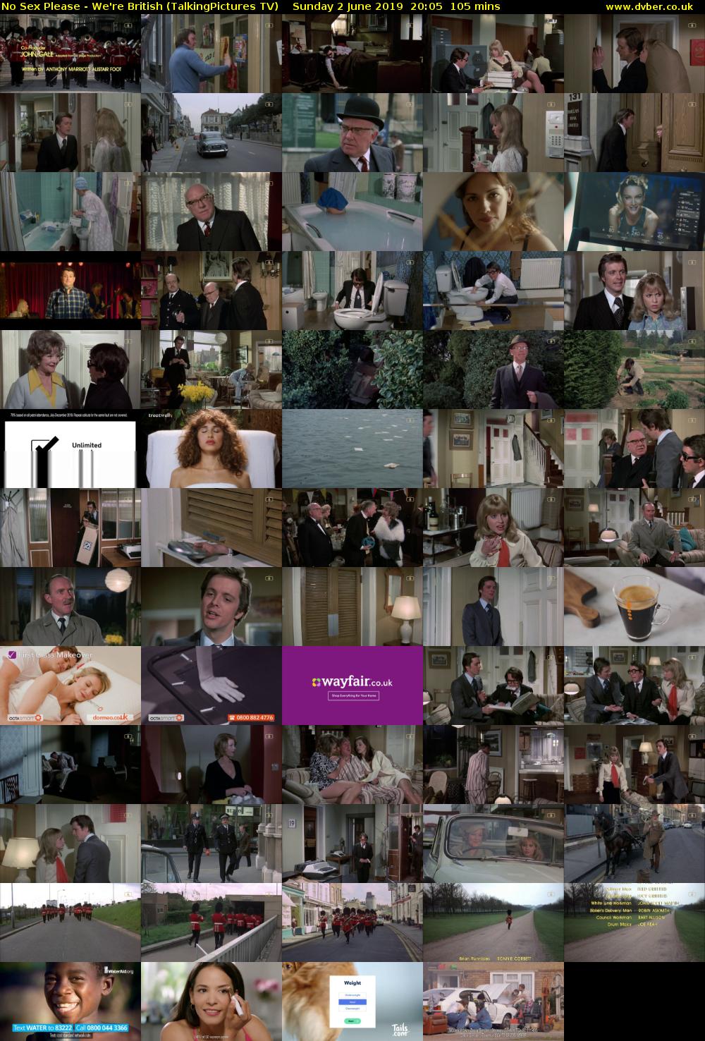 No Sex Please - We're British (TalkingPictures TV) Sunday 2 June 2019 20:05 - 21:50