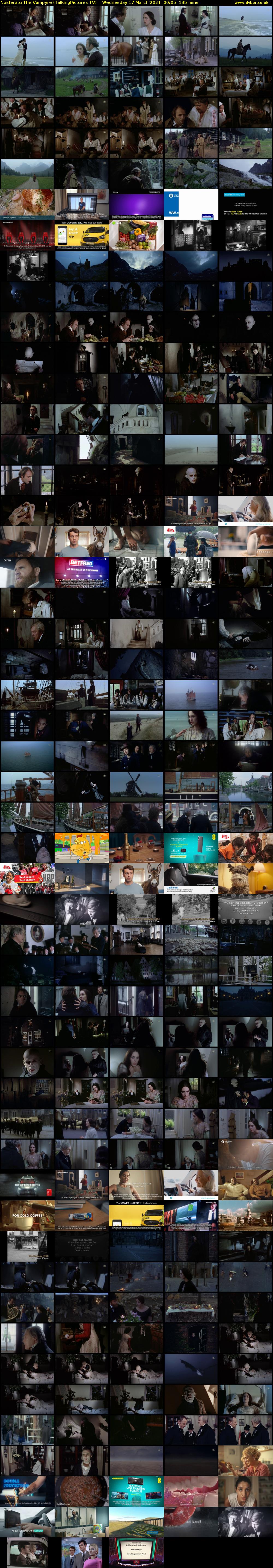 Nosferatu The Vampyre (TalkingPictures TV) Wednesday 17 March 2021 00:05 - 02:20