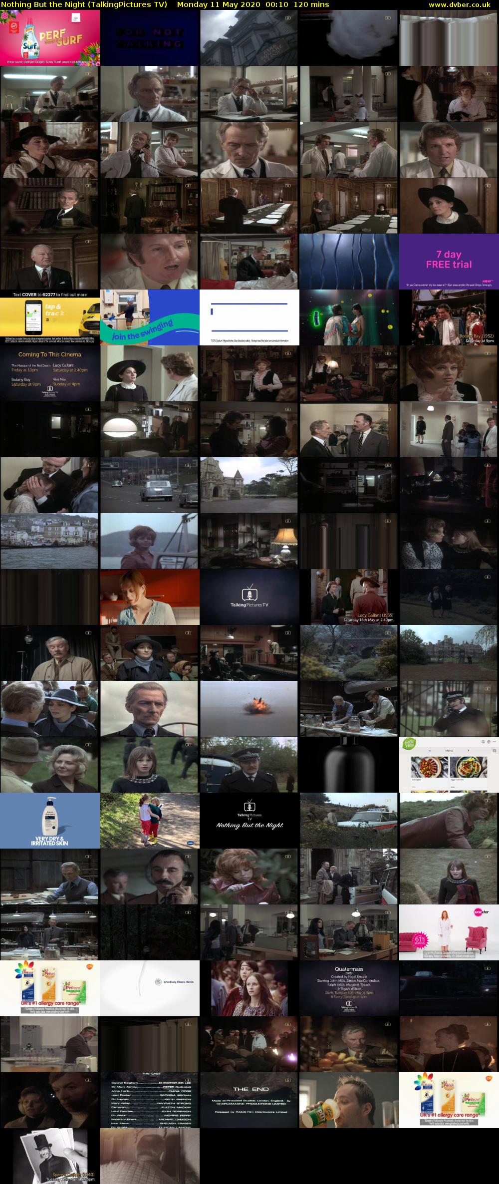 Nothing But the Night (TalkingPictures TV) Monday 11 May 2020 00:10 - 02:10