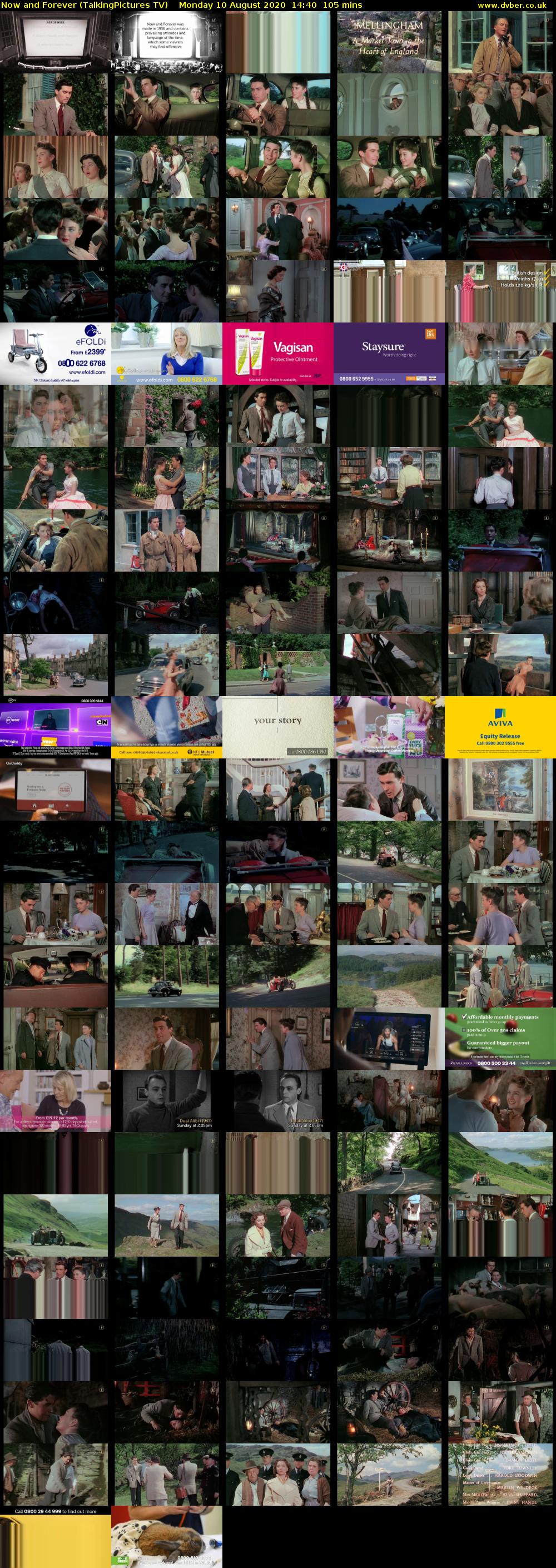 Now and Forever (TalkingPictures TV) Monday 10 August 2020 14:40 - 16:25