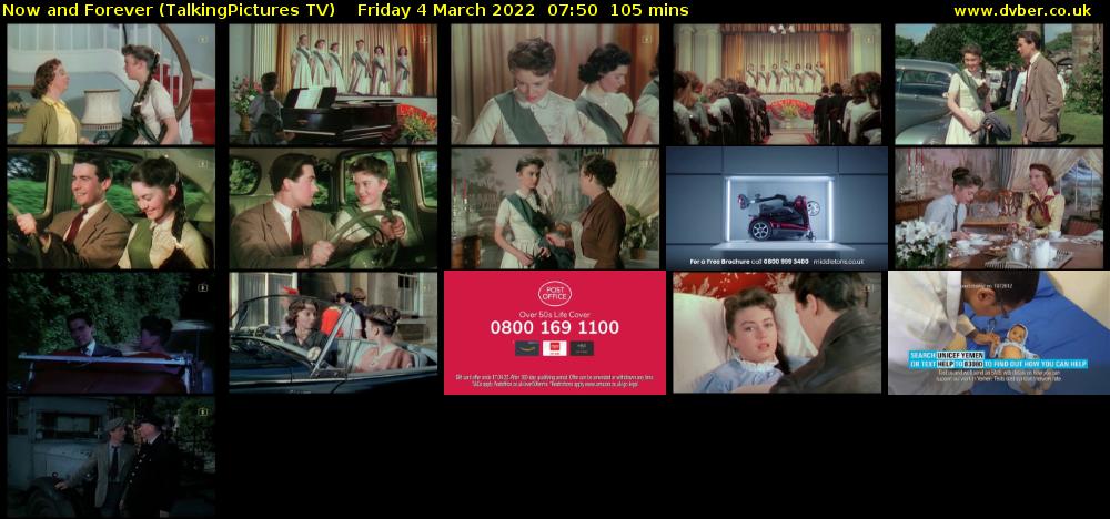 Now and Forever (TalkingPictures TV) Friday 4 March 2022 07:50 - 09:35