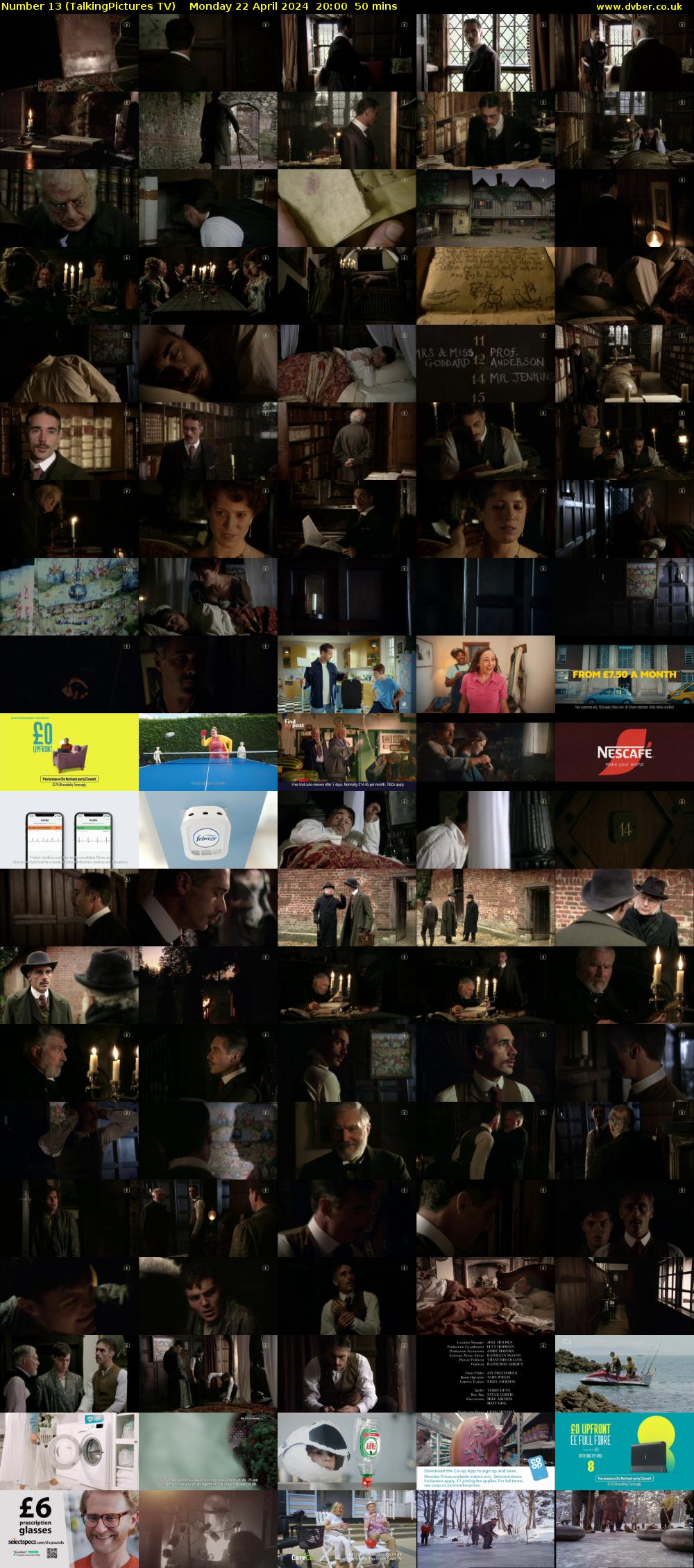 Number 13 (TalkingPictures TV) Monday 22 April 2024 20:00 - 20:50